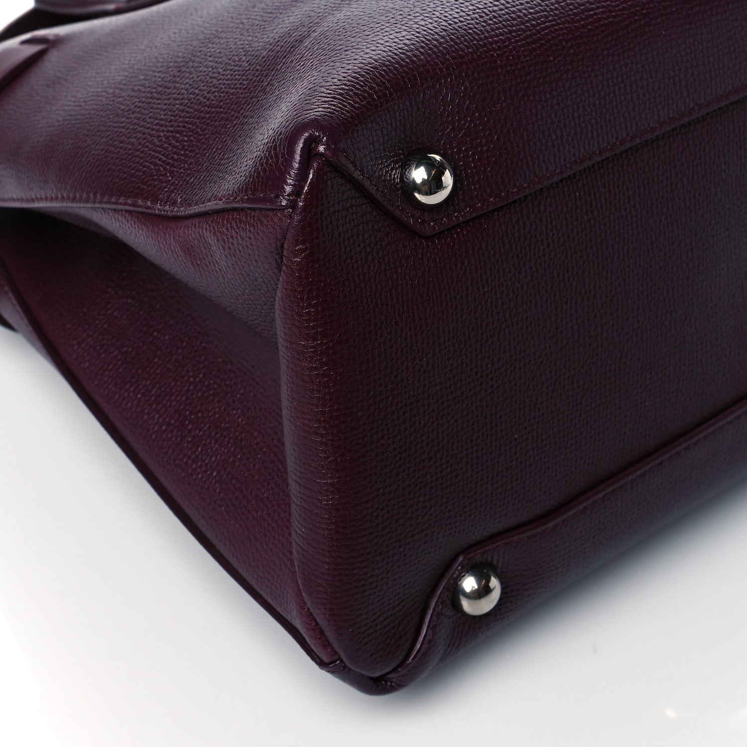 Burberry Derby Calfskin Medium Banner Tote Mahogany Red 9 of 10
