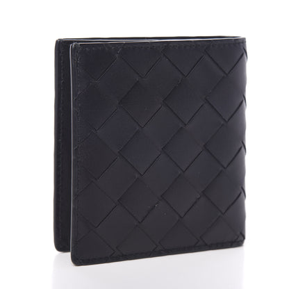 Bottega Veneta Nappa Maxi Intrecciato Bi-Fold Wallet Black 2 of 6