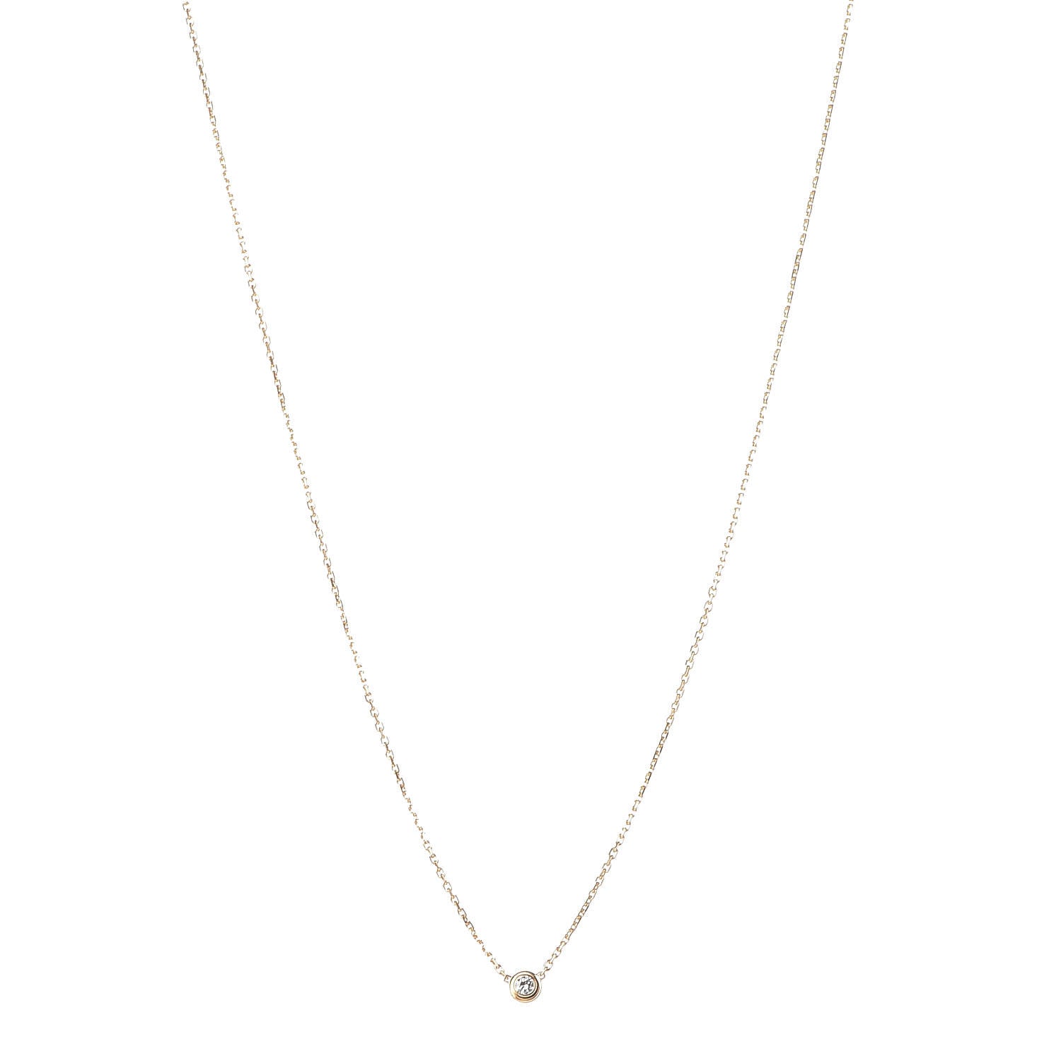 Cartier 18K Yellow Gold Diamond XS D'Amour Pendant Necklace 4 of 7