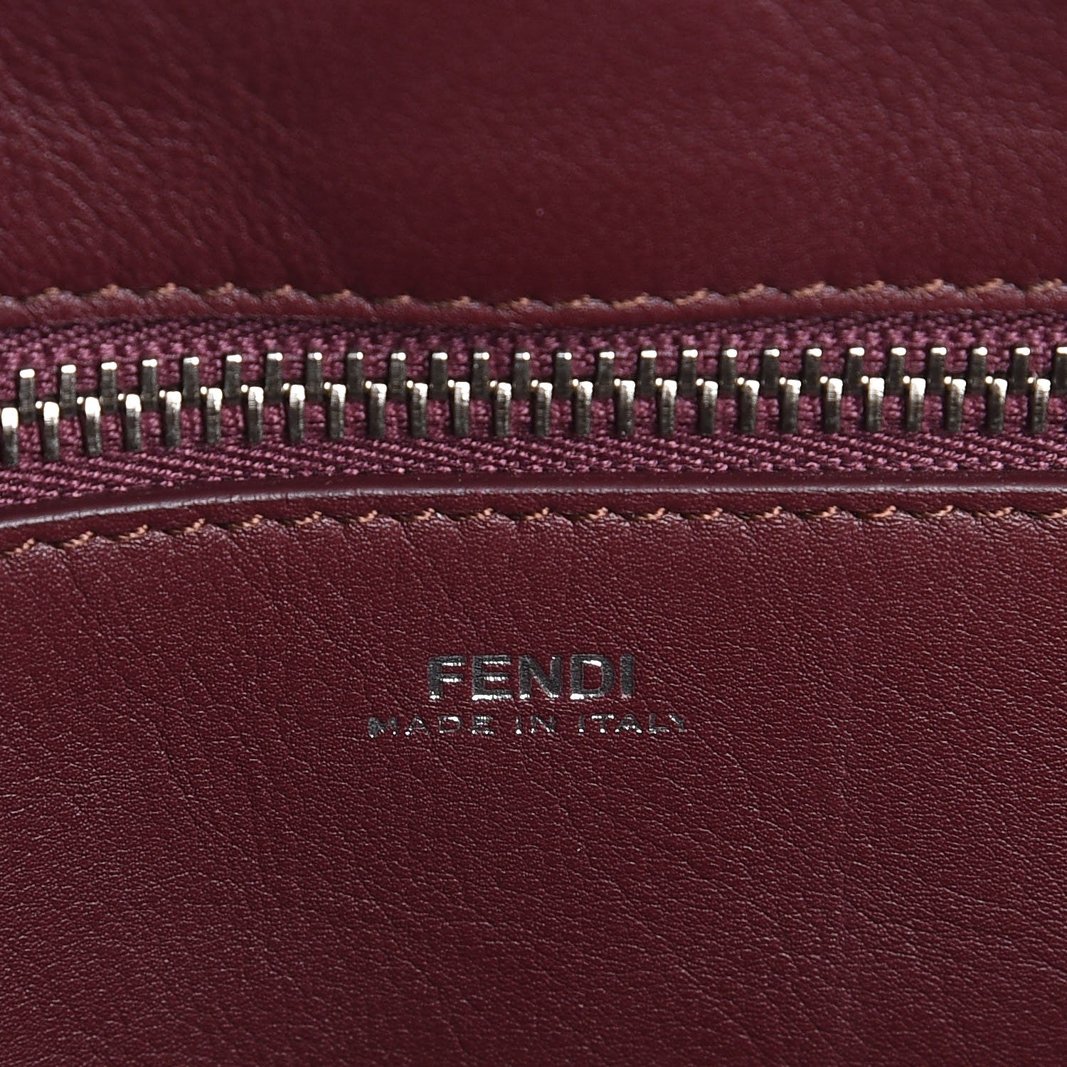 Fendi Vitello Baltico DotCom Satchel Sand Blueberry 8 of 10