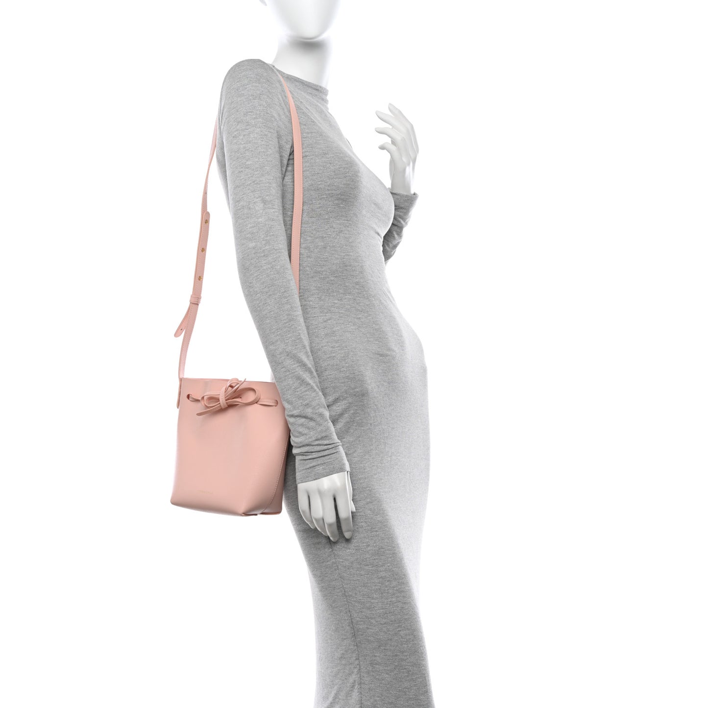 Saffiano Mini Mini Bucket Bag Rosa