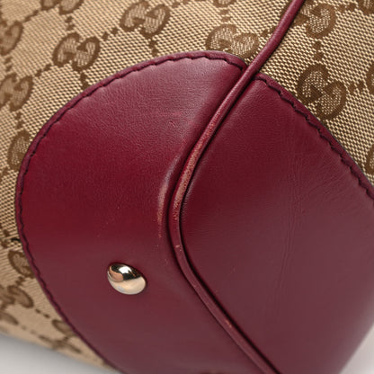 Gucci Monogram Web Medium Mayfair Tote Cherry 10 of 19