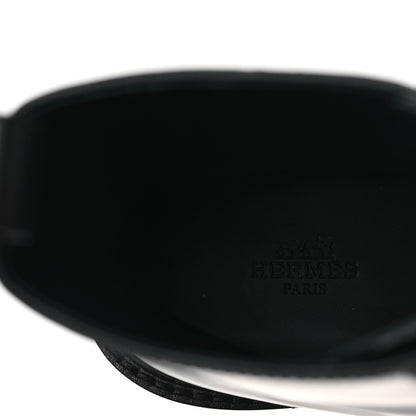 Hermes Glossed Calfskin Funk Ankle Boots 36 Black 7 of 9