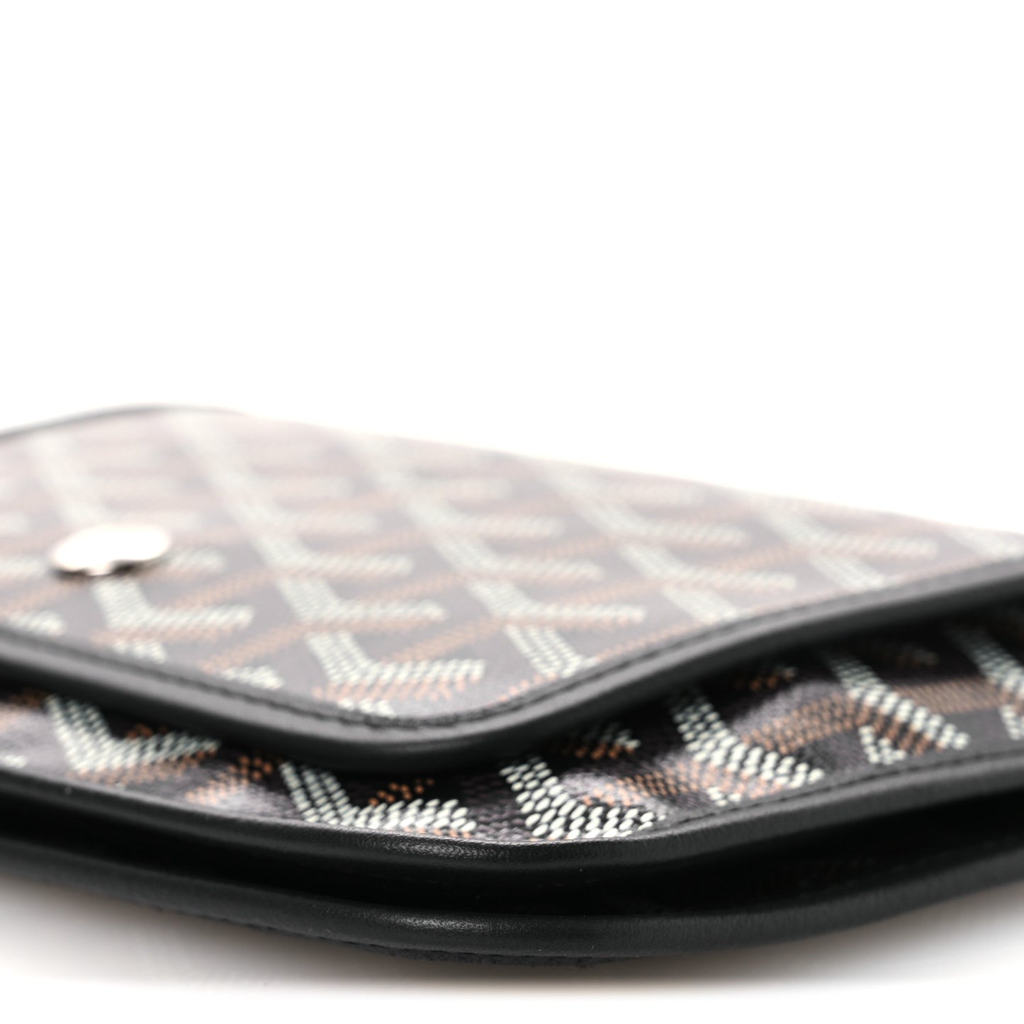 Goyardine Plumet Wallet Clutch Black