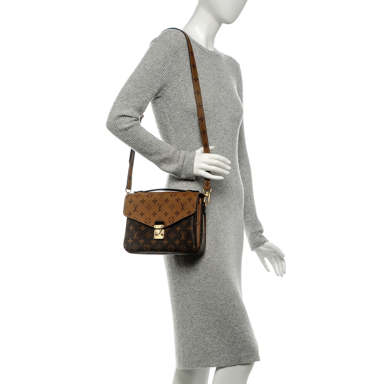 Louis Vuitton Reverse Monogram Pochette Metis 2 of 8