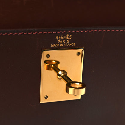 Hermes Box Kelly Retourne 28 Rouge H 6 of 14
