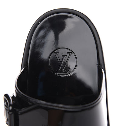 Louis Vuitton Monogram Sunbath Flat Mule Sandals 39 Black 6 of 9