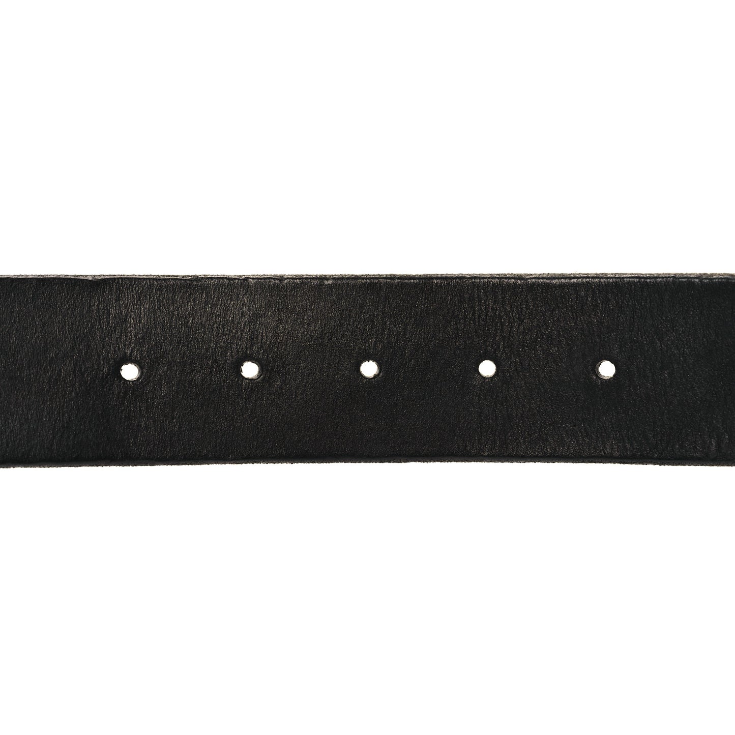 Cuoio Toscano Nickel Double G 40mm Belt 85 34 Black