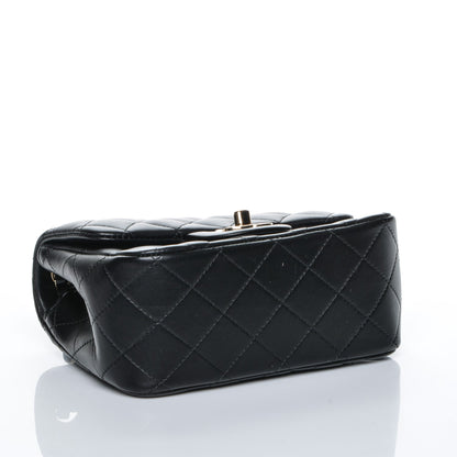 Chanel Lambskin Quilted Mini Square Flap Black 4 of 7