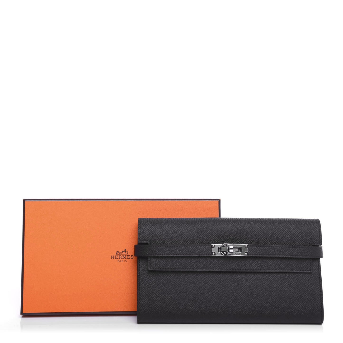 Epsom Kelly Longue Wallet Black