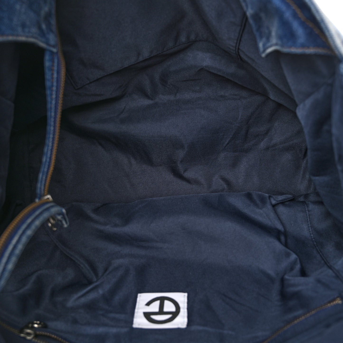 Denim Large Shopping Bag Blue