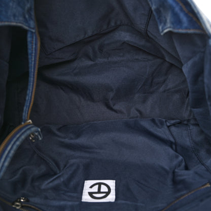 Telfar Denim Large Shopping Bag Blue 3 of 7