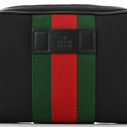 Gucci Canvas Web Slim Belt Bag Black 8 of 10