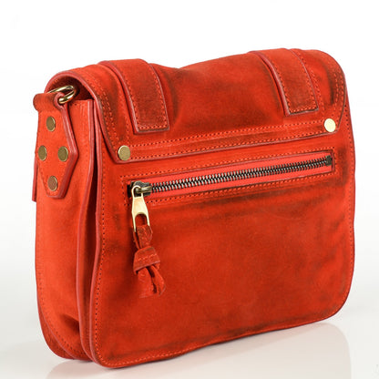 Proenza Schouler Suede PS1 Mini Pouch Messenger Bag Orange 7 of 13