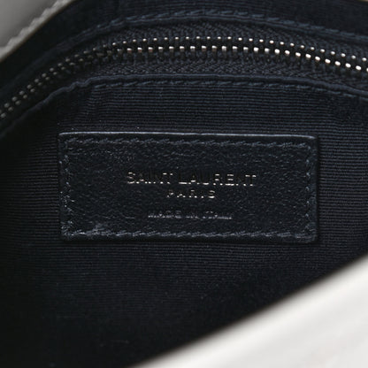 Saint Laurent Crinkled Calfskin Matelasse Monogram Niki Chain Wallet Crema Soft 6 of 11