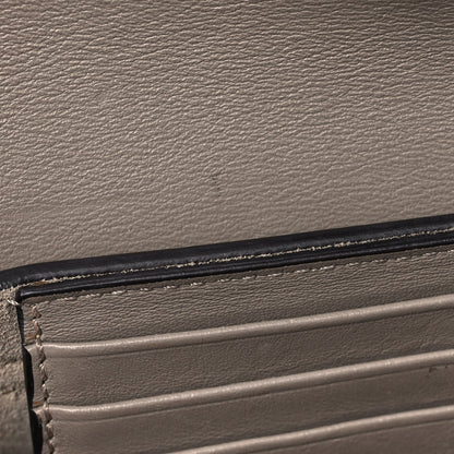 Chloe Suede Calfskin Mini Faye Shoulder Bag Motty Grey 11 of 12