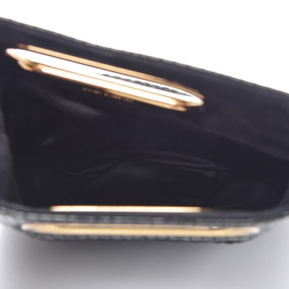 Louis Vuitton Suede Monogram Motard Afterdark Clutch Black 5 of 7