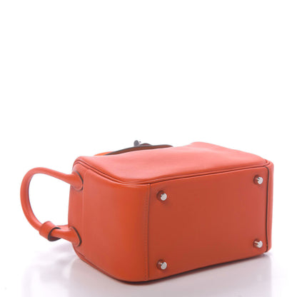 Hermes Swift Verso Mini Lindy 20 Terre Battue Sesame 4 of 11