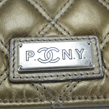 Chanel Distressed Calfskin Paris New York PNY Wallet 9 of 9
