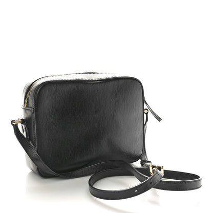 Gucci Textured Calfskin Small Horsebit 1955 Shoulder Bag Black 3 of 12