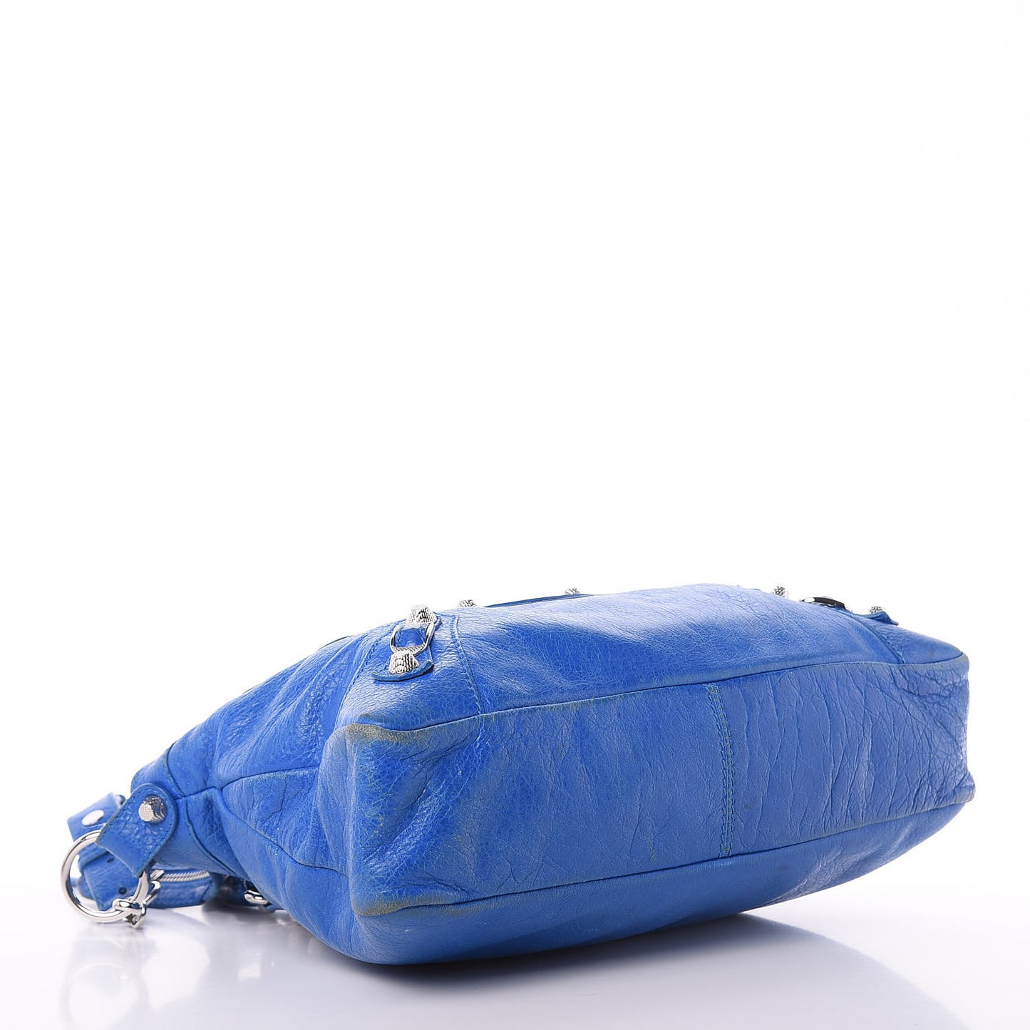 Agneau Giant 12 Silver Hardware Town Bleu Lazuli