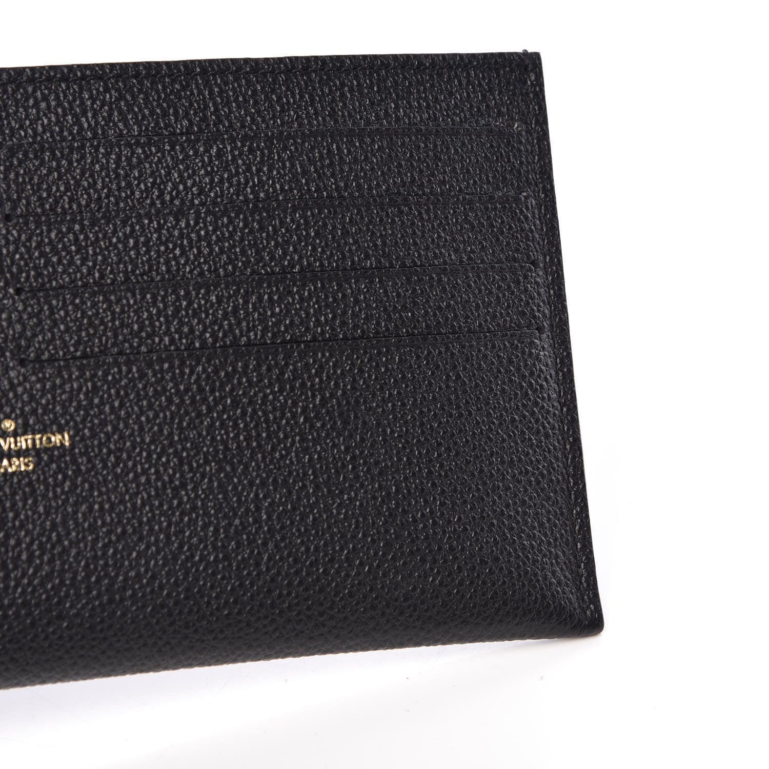 Louis Vuitton Calfskin Felicie Chain Wallet Card Holder Insert Black 7 of 7