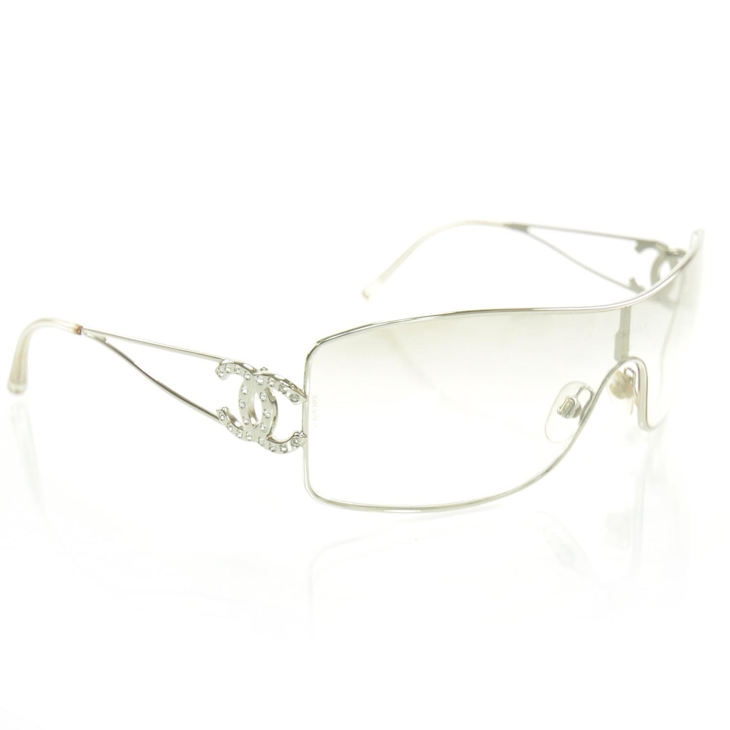 Crystal CC Logo Sunglasses