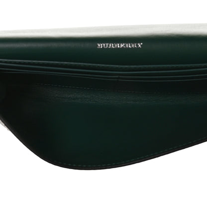Burberry Grained Calfskin Continental Flap Wallet Black 5 of 9