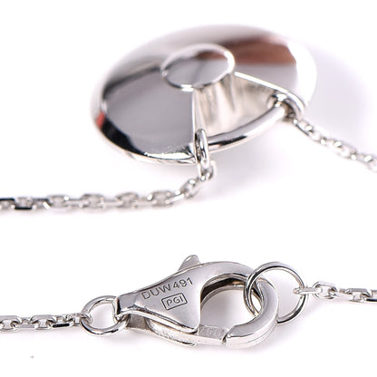 Cartier 18K White Gold Diamond XS Amulette de Pendant Necklace 6 of 7