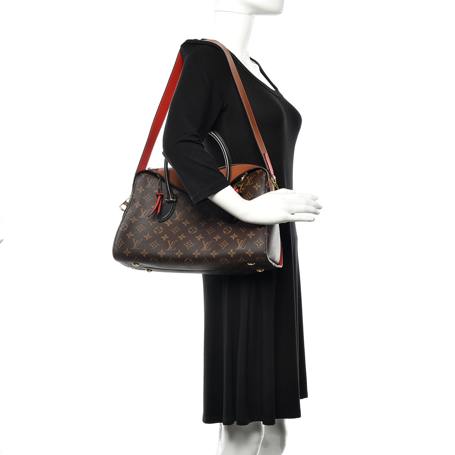 Louis Vuitton Monogram Tuileries Caramel Rouge 2 of 10