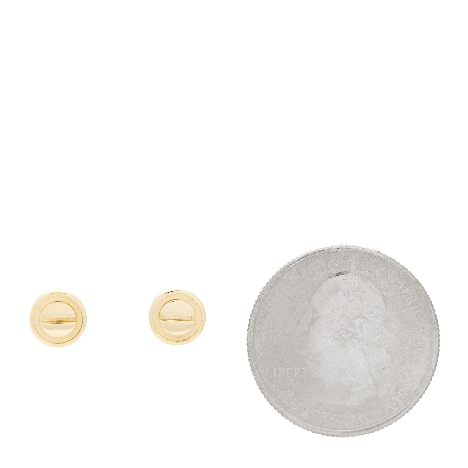 Cartier 18K Yellow Gold LOVE Earrings 2 of 6