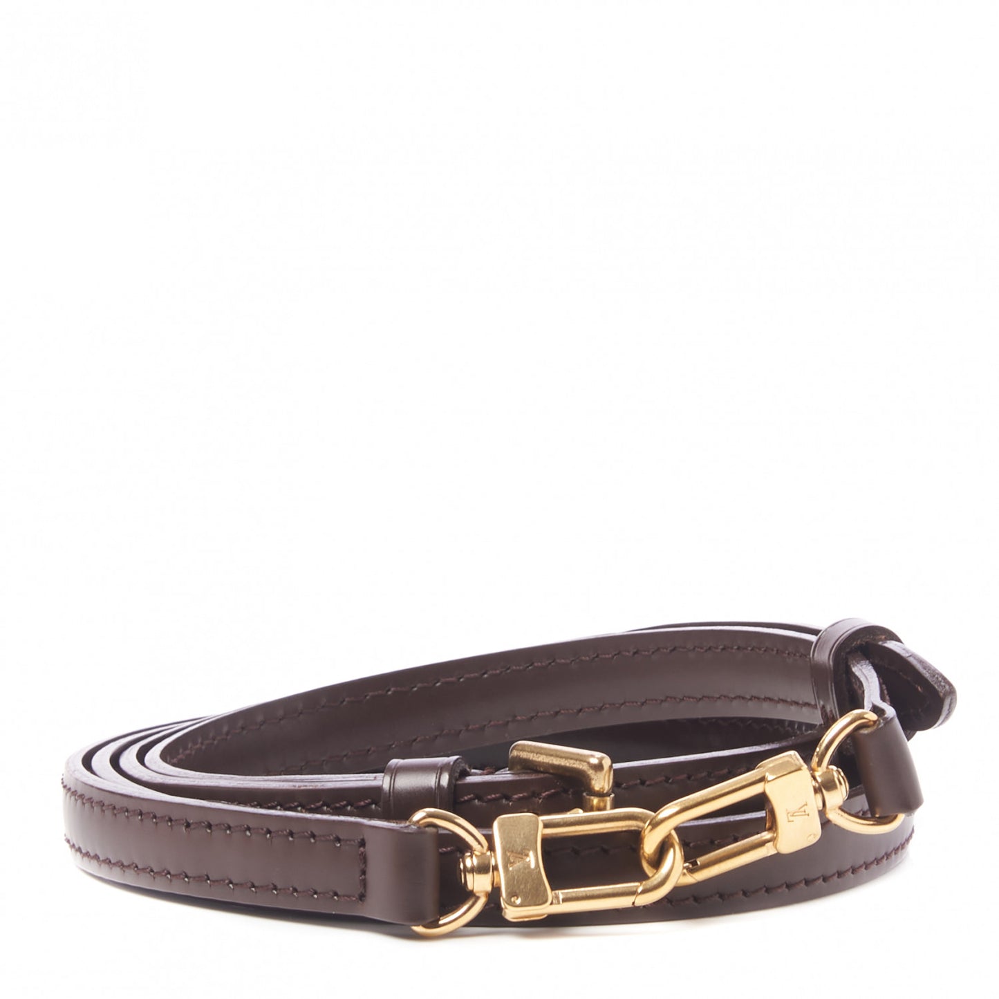 Calfskin 12mm Adjustable Shoulder Strap Brown