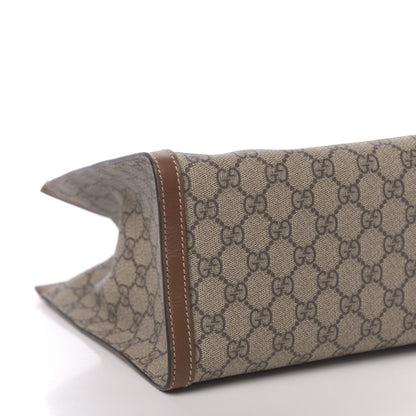 Gucci GG Supreme Monogram Medium Padlock Tote Beige Cuir 8 of 10