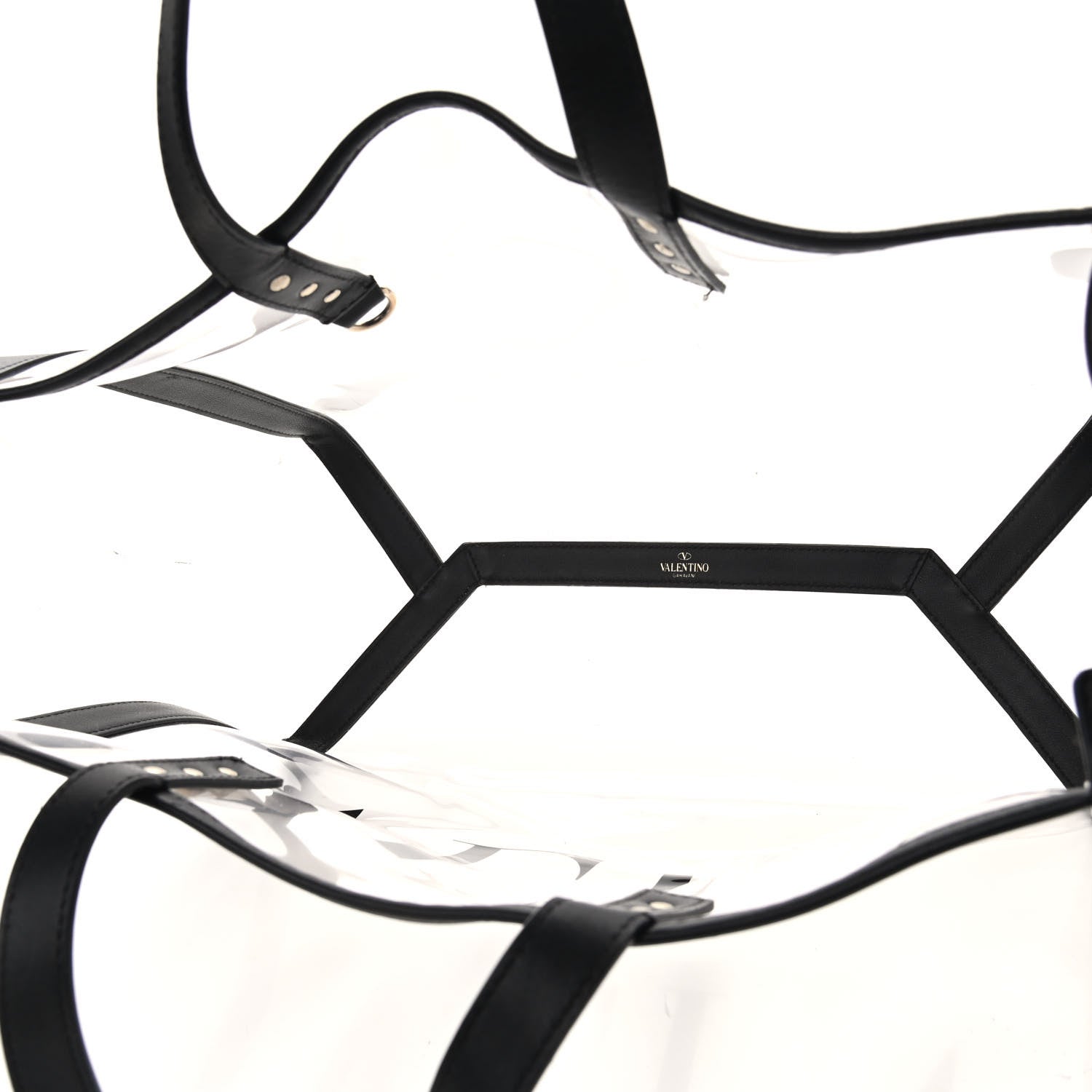 Valentino Garavani Plexy VLTN Shopping Bag Transparent 6 of 14