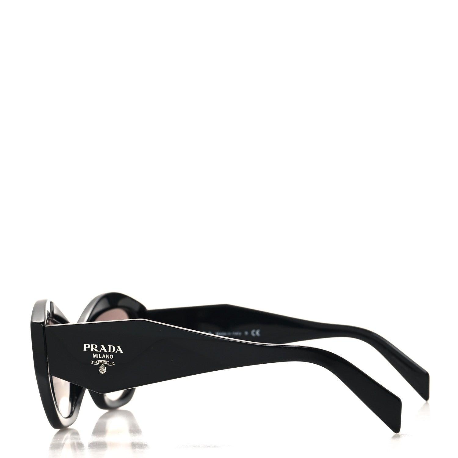 Prada Acetate Symbole Sunglasses SPR 07Y Black 3 of 7