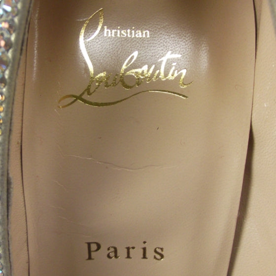 Christian Louboutin Strass Lady Claude 120 Pumps 39 7 of 7