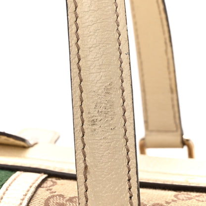 Gucci Monogram Web Large Treasure Boston Tote Beige 13 of 16