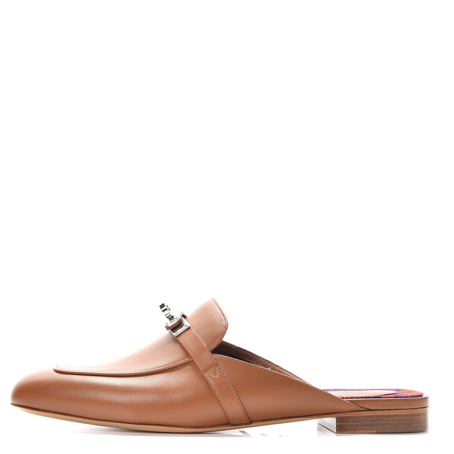 Hermes Calfskin Oz Mules 40.5 Palissandre 1 of 8