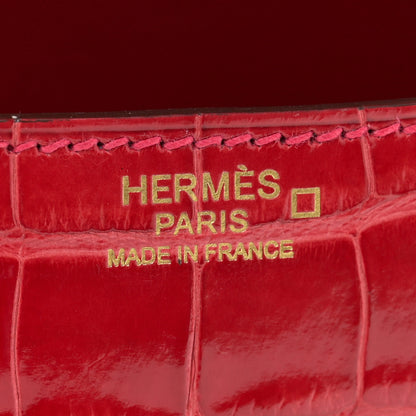 Hermes Shiny Alligator Constance 24 Braise 7 of 15