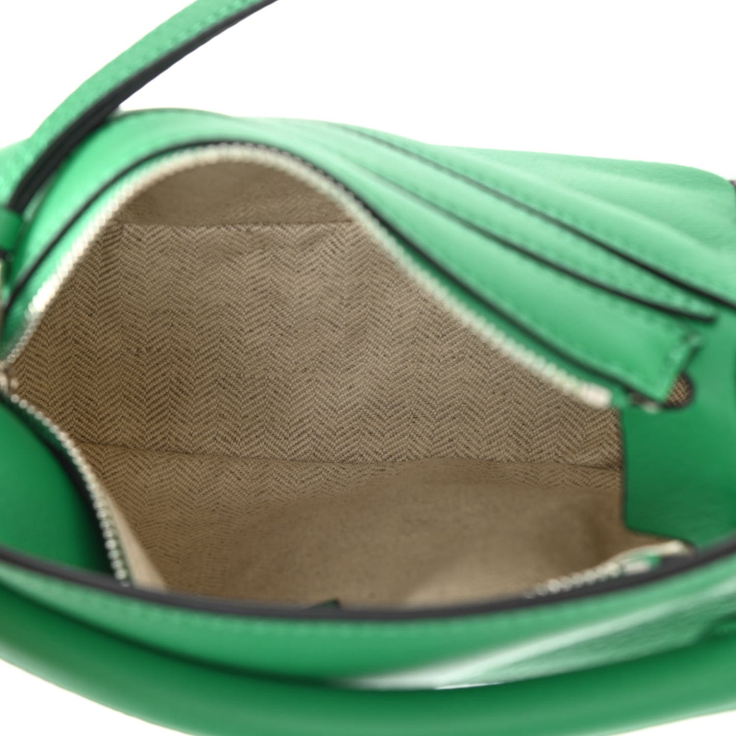 Calfskin Mini Puzzle Bag Jungle Green