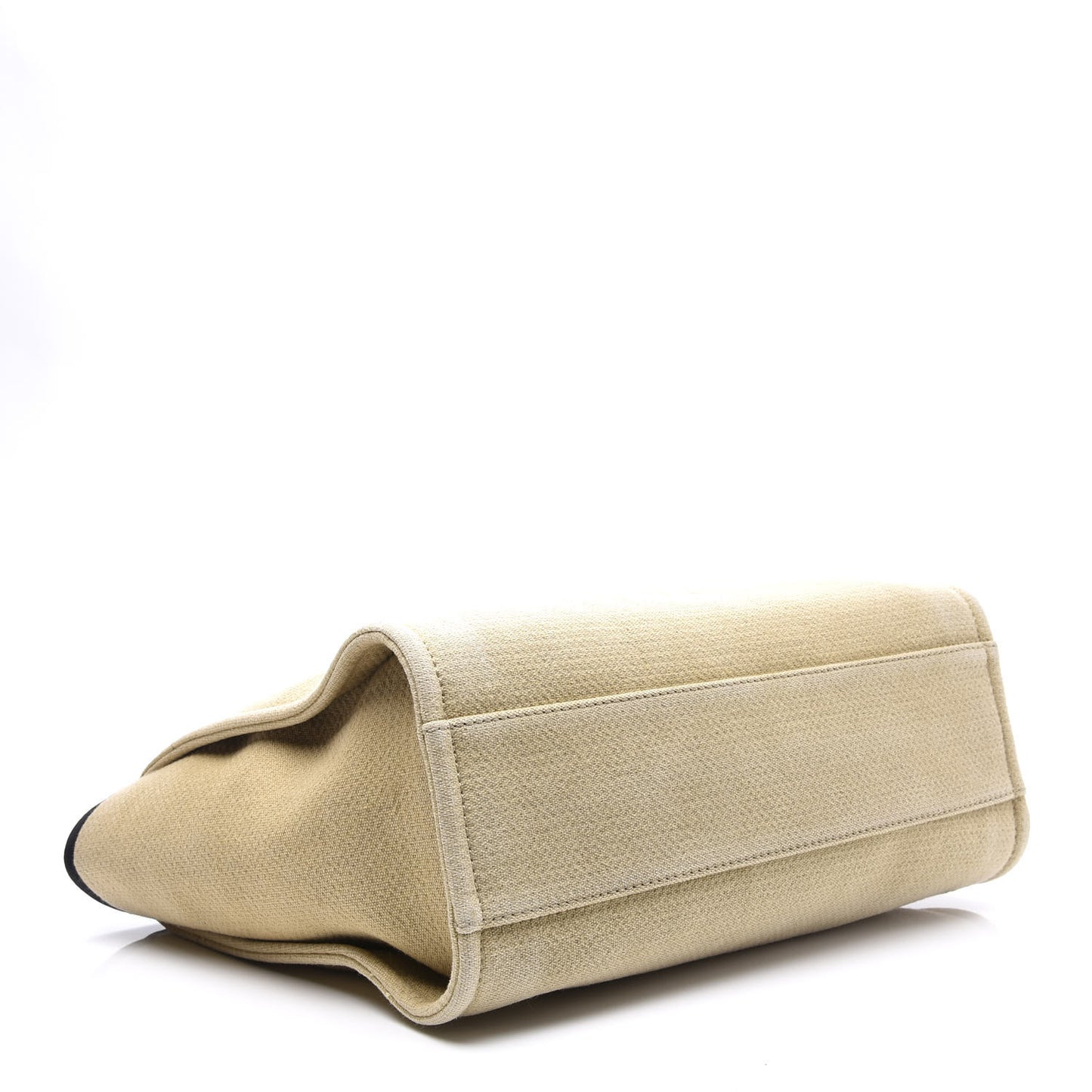 Canvas Small Deauville Tote Beige Black