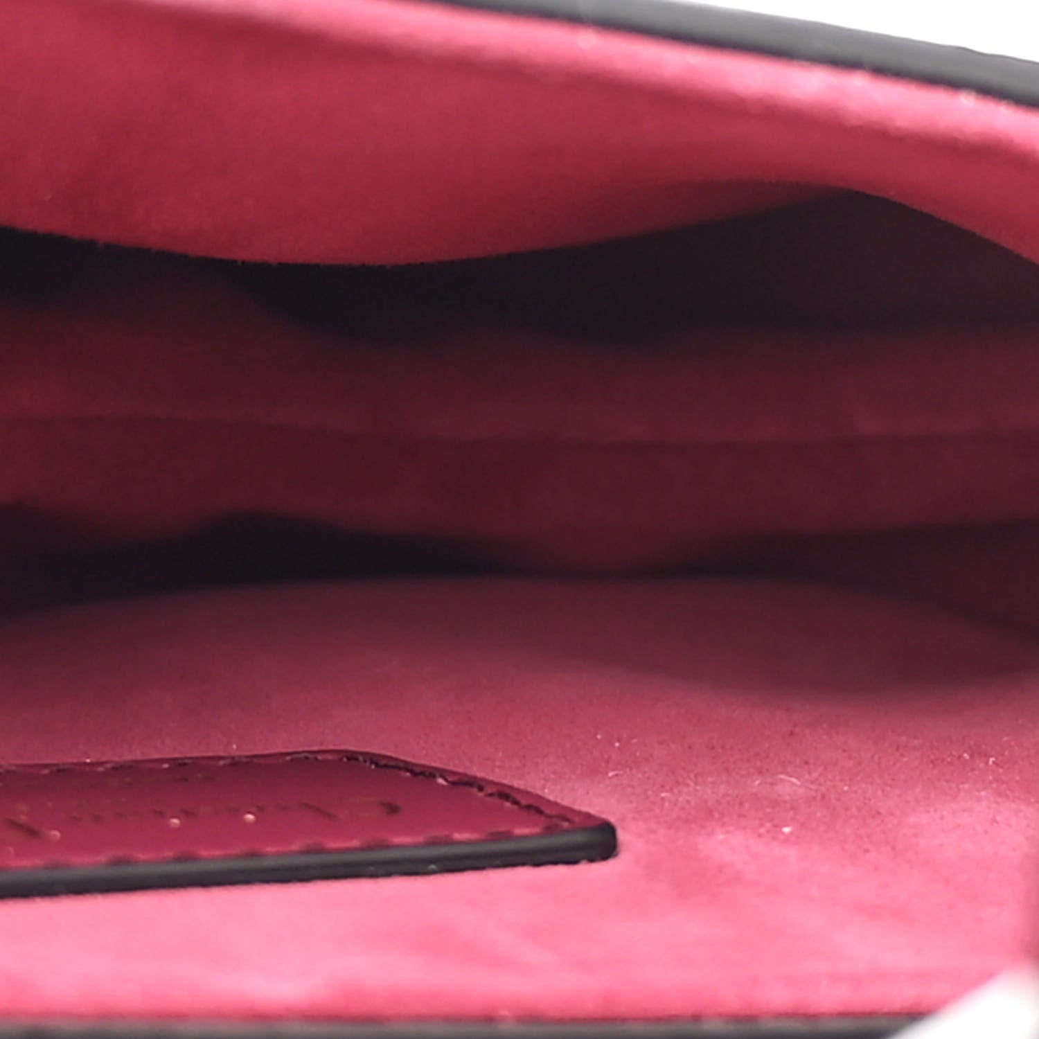 Christian Dior Supple Calfskin Mini Saddle Bag With Strap Purple 5 of 11
