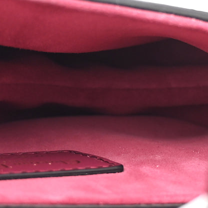Christian Dior Supple Calfskin Mini Saddle Bag With Strap Purple 5 of 11