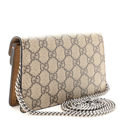 Gucci GG Supreme Monogram Super Mini Dionysus Shoulder Bag Taupe 3 of 10