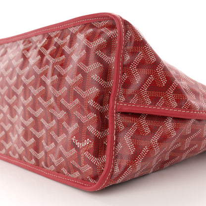 Goyard Goyardine Reversible Anjou PM Red 16 of 17