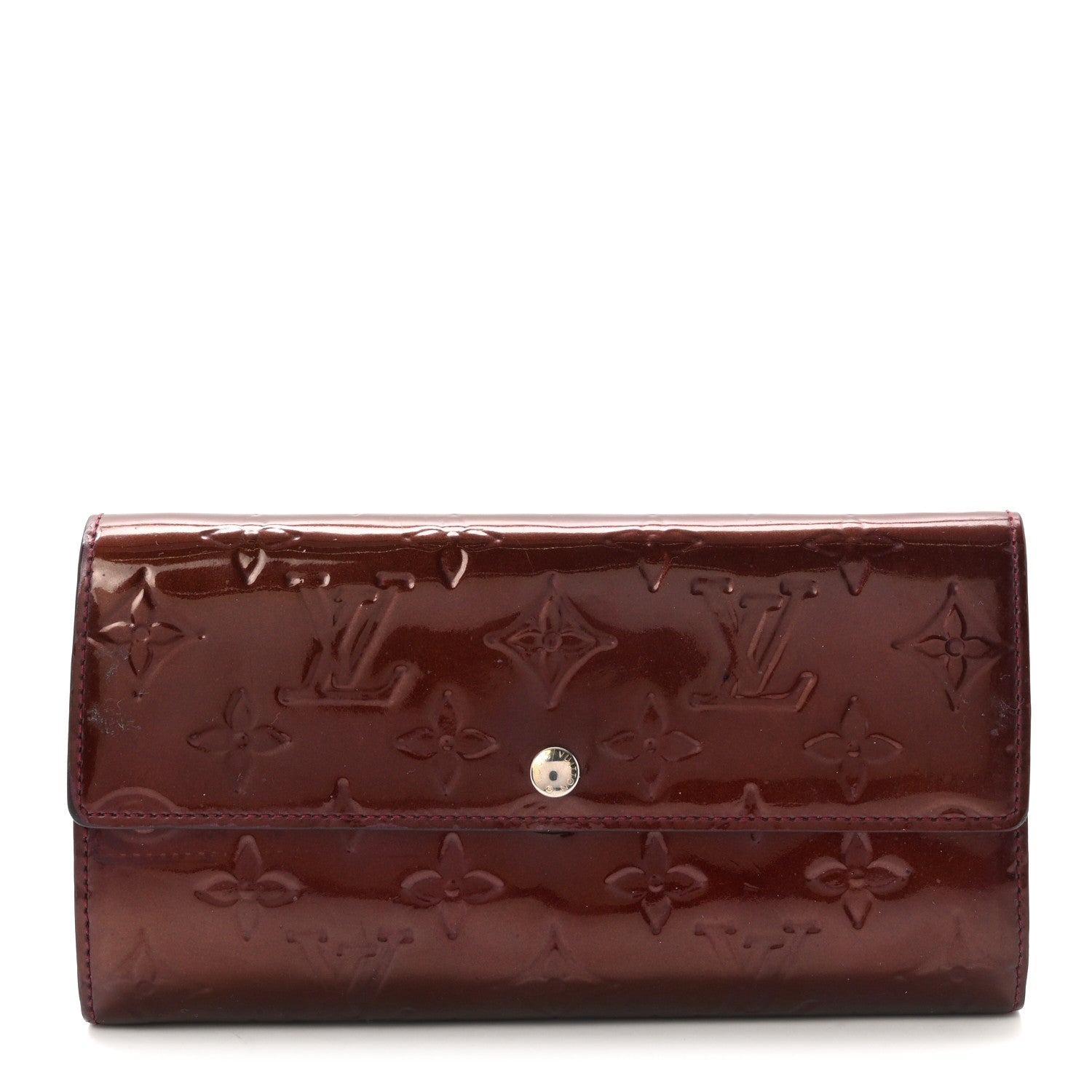 Louis Vuitton Vernis Sarah Wallet Rouge Fauviste 1 of 6
