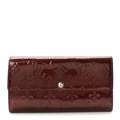 Louis Vuitton Vernis Sarah Wallet Rouge Fauviste 1 of 6