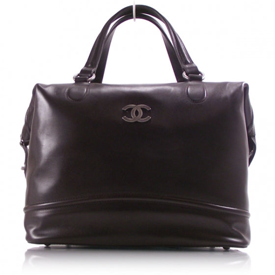 Chanel Calfskin Leather Doctor Bag Brown 1 of 12