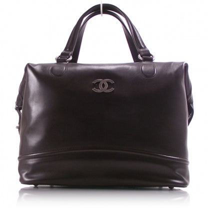 Chanel Calfskin Leather Doctor Bag Brown 1 of 12