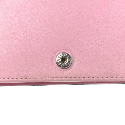 Christian Dior Lambskin Cannage Bi-Color Small Lady Dior Flap Card Holder Black Pink 10 of 10